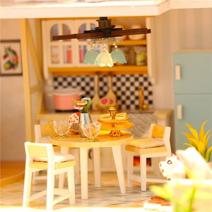 Hongda Craft Supplies Dolls & Accessories Diy Chinese Doll House Kit
