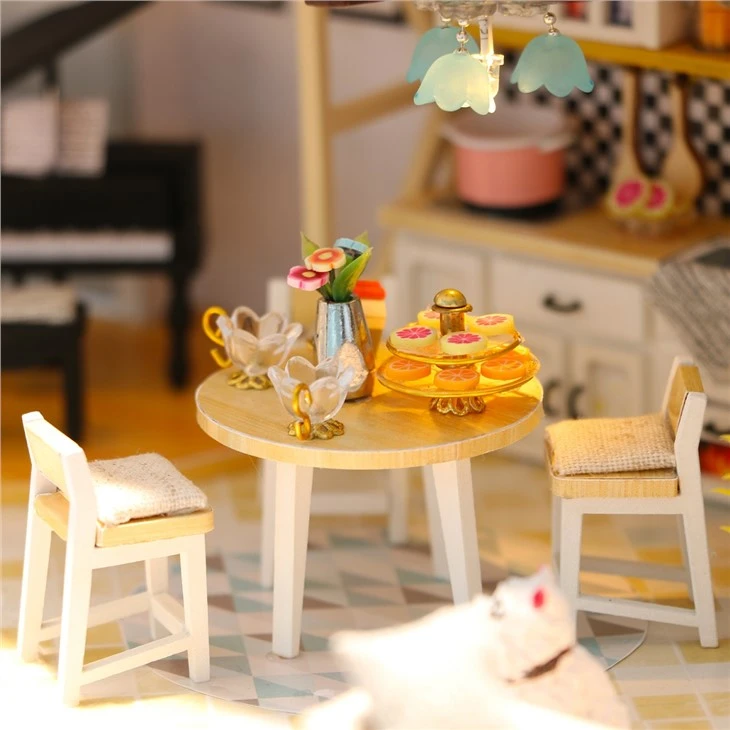 Hongda Craft Supplies Dolls & Accessories Diy Chinese Doll House Kit