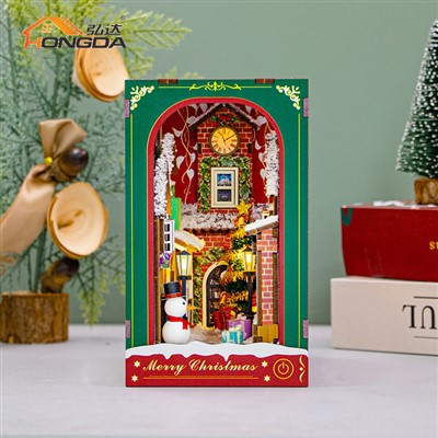 Świąteczny kącik książek DIY