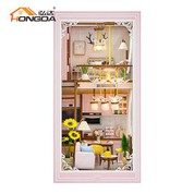 Różowy Loft Book Nook Craft